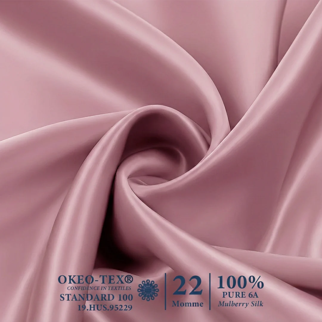 100% Pure 6A Both Side Mulberry Silk Pillow Cover (Pack of 1) - Image 18