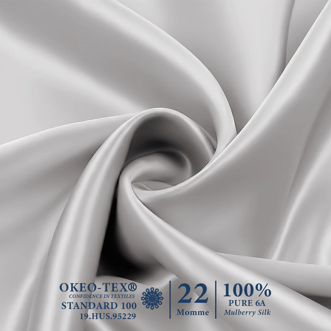 100% Pure 6A Both Side Mulberry Silk Pillow Cover (Pack of 1) - Image 30
