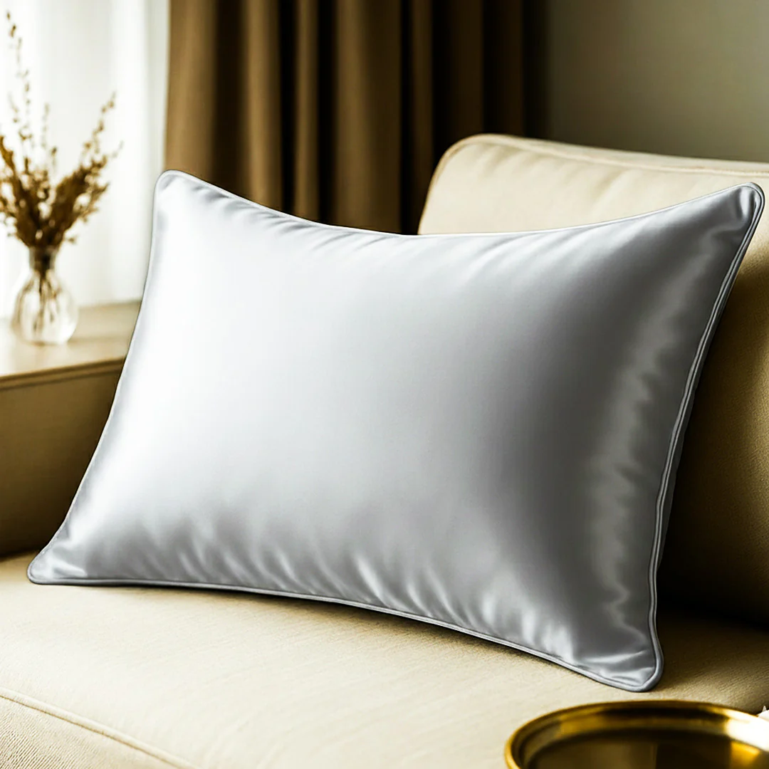 100% Pure 6A Both Side Mulberry Silk Pillow Cover (Pack of 1) - Image 31