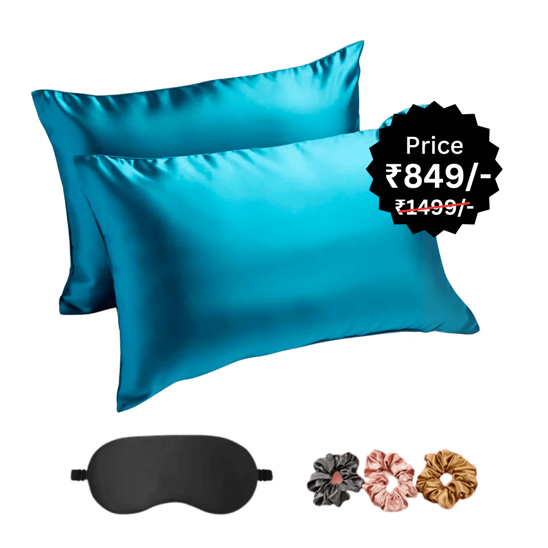 2 Silky Pillow Covers + 1 Silky Eye mask + 3 Silky Scrunchies (Silky Bundle) - Image 43