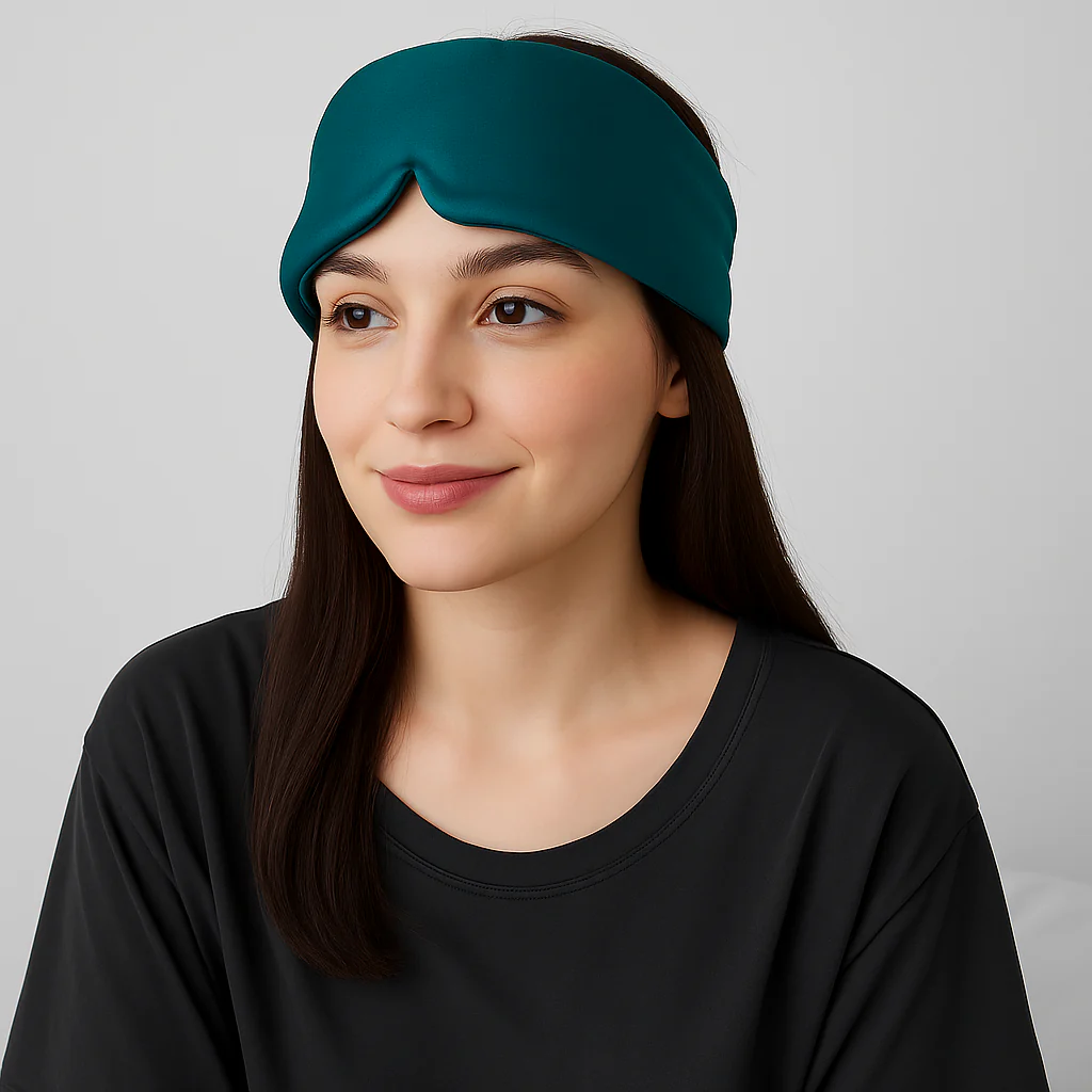 Silky Sleep Mask & Blindfold with Adjustable Velcro Strap - Image 21