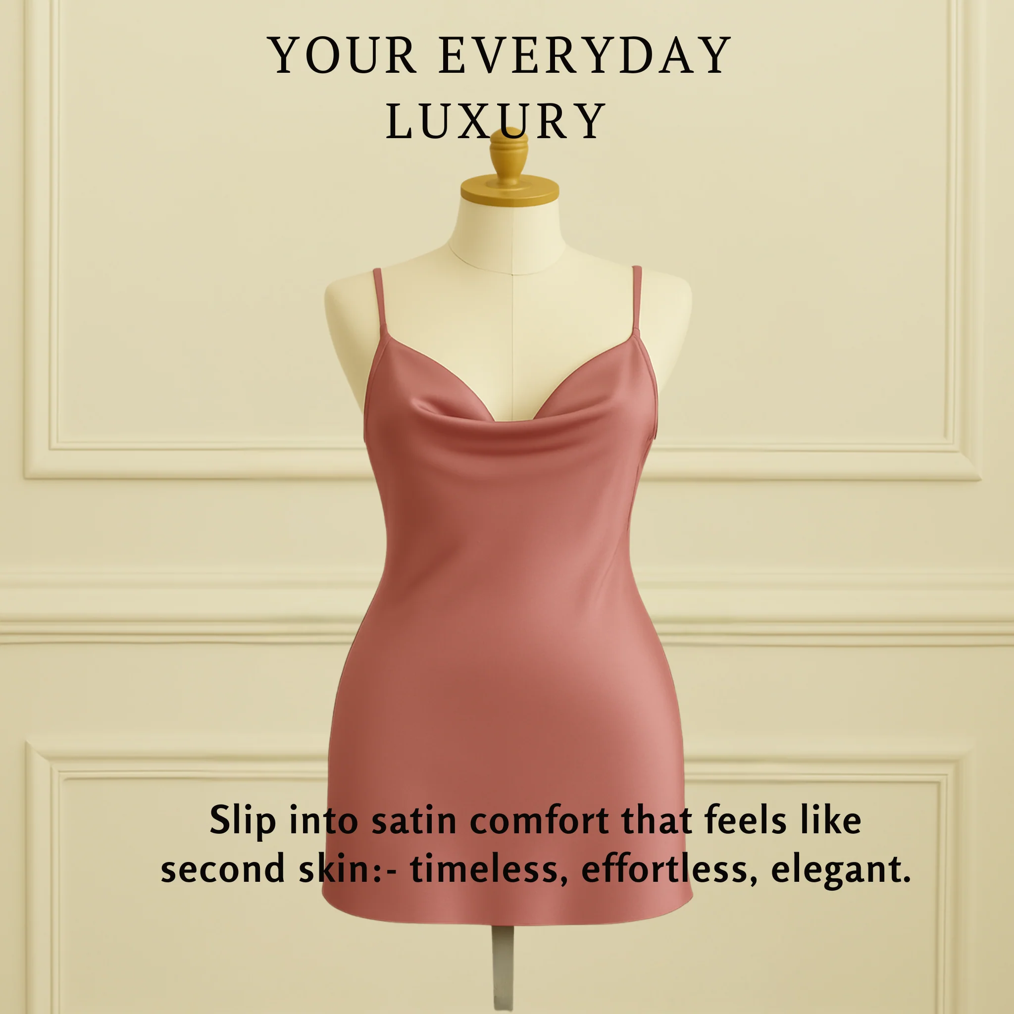 Silky Mini Slip Dress - Image 6