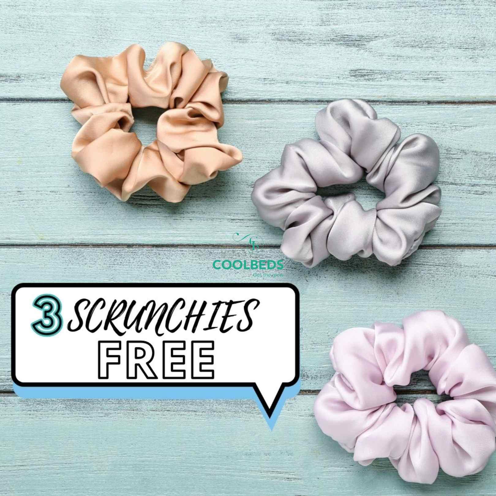 Luxury Silky Pillowcase (Set of 2) + "FREE" 3 Silky Scrunchies - Image 108