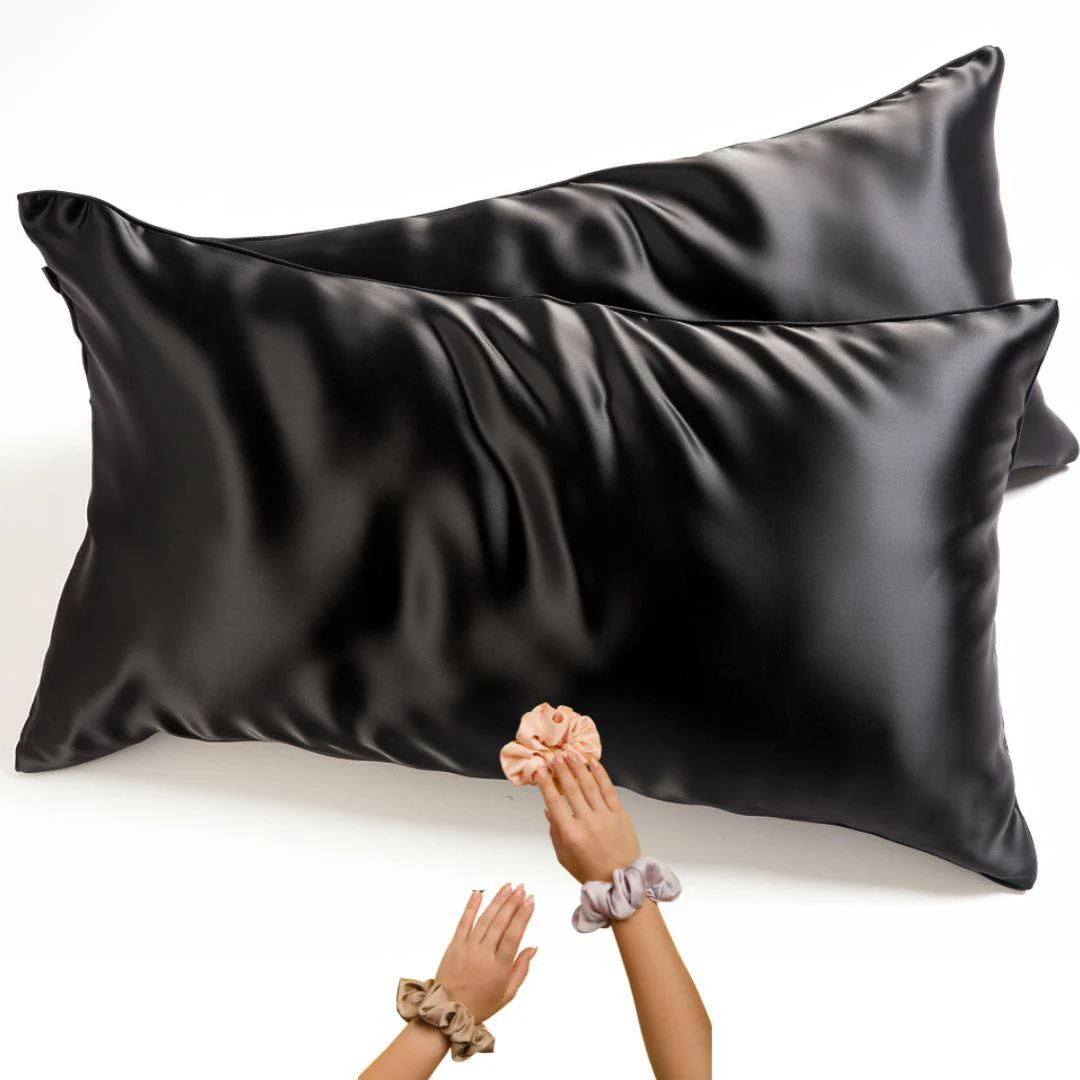Luxury Silky Pillowcase (Set of 2) + "FREE" 3 Silky Scrunchies - Image 51