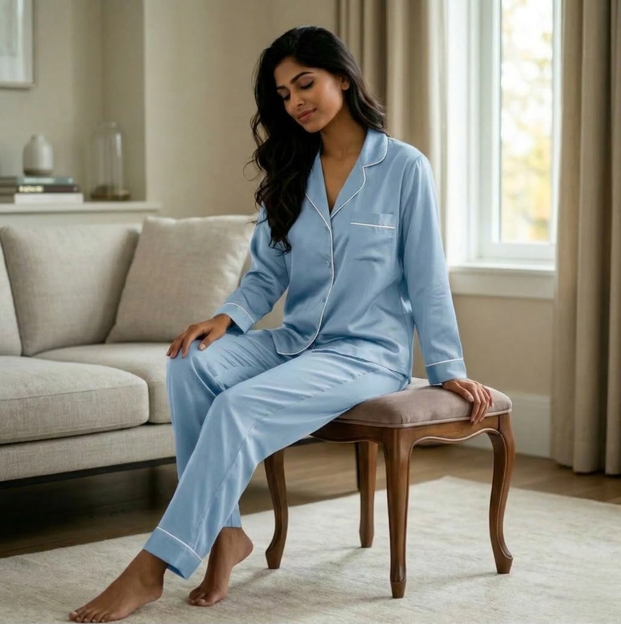 Silky Pyjamas Set - Image 35