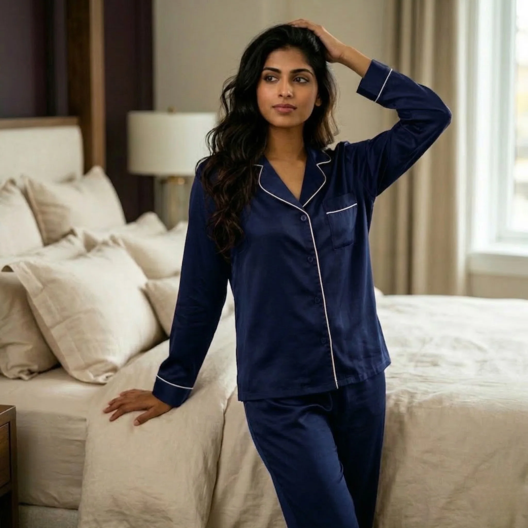 Silky Pyjamas Set - Image 44