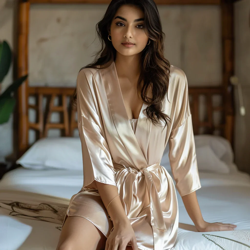 Silky Robe and Pillowcover Bundle - Image 50