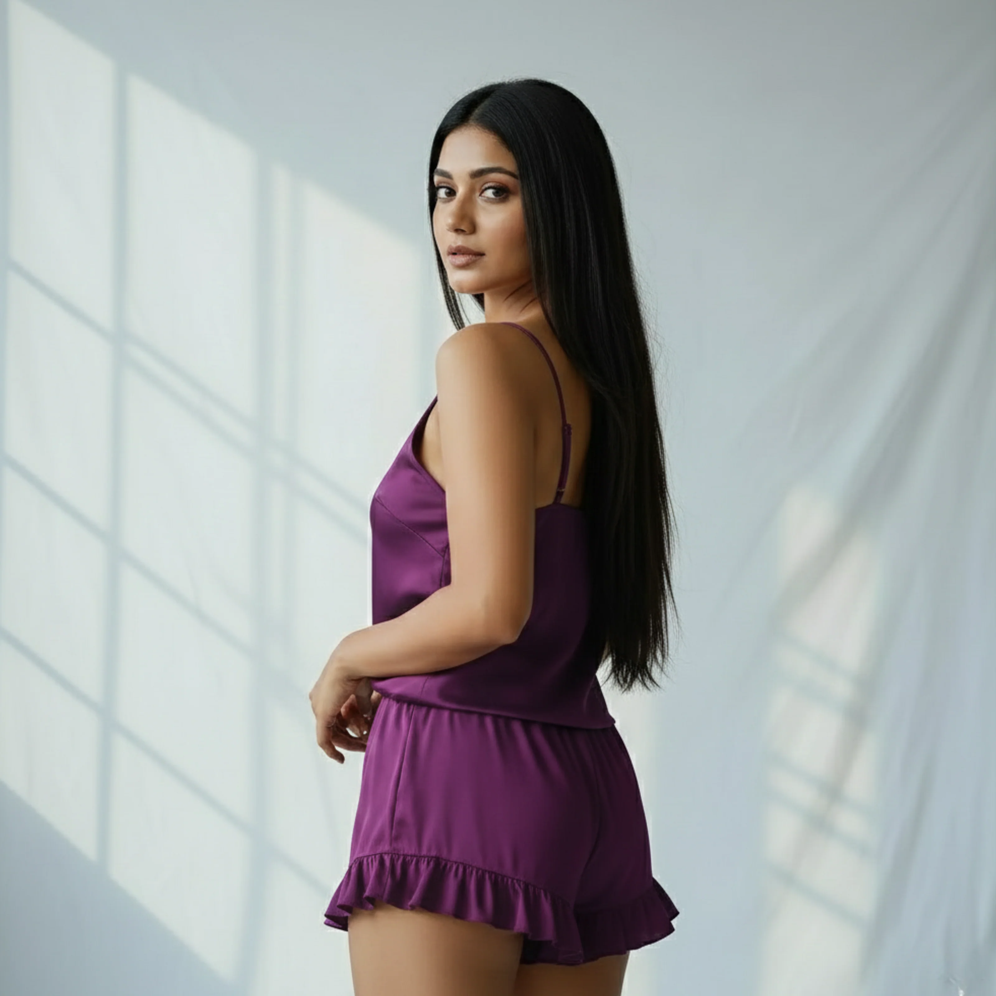 Silky Slip and Shorts Set - Image 49