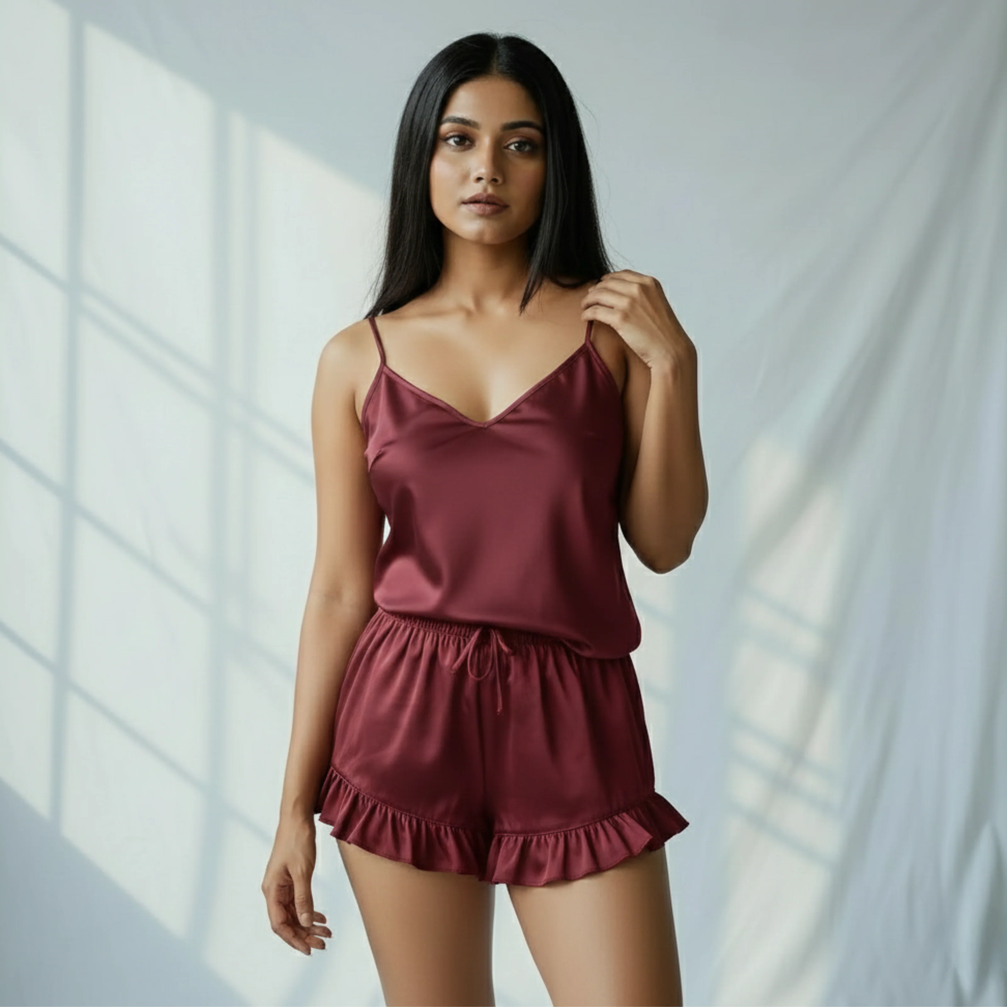 Silky Slip and Shorts Set - Image 53