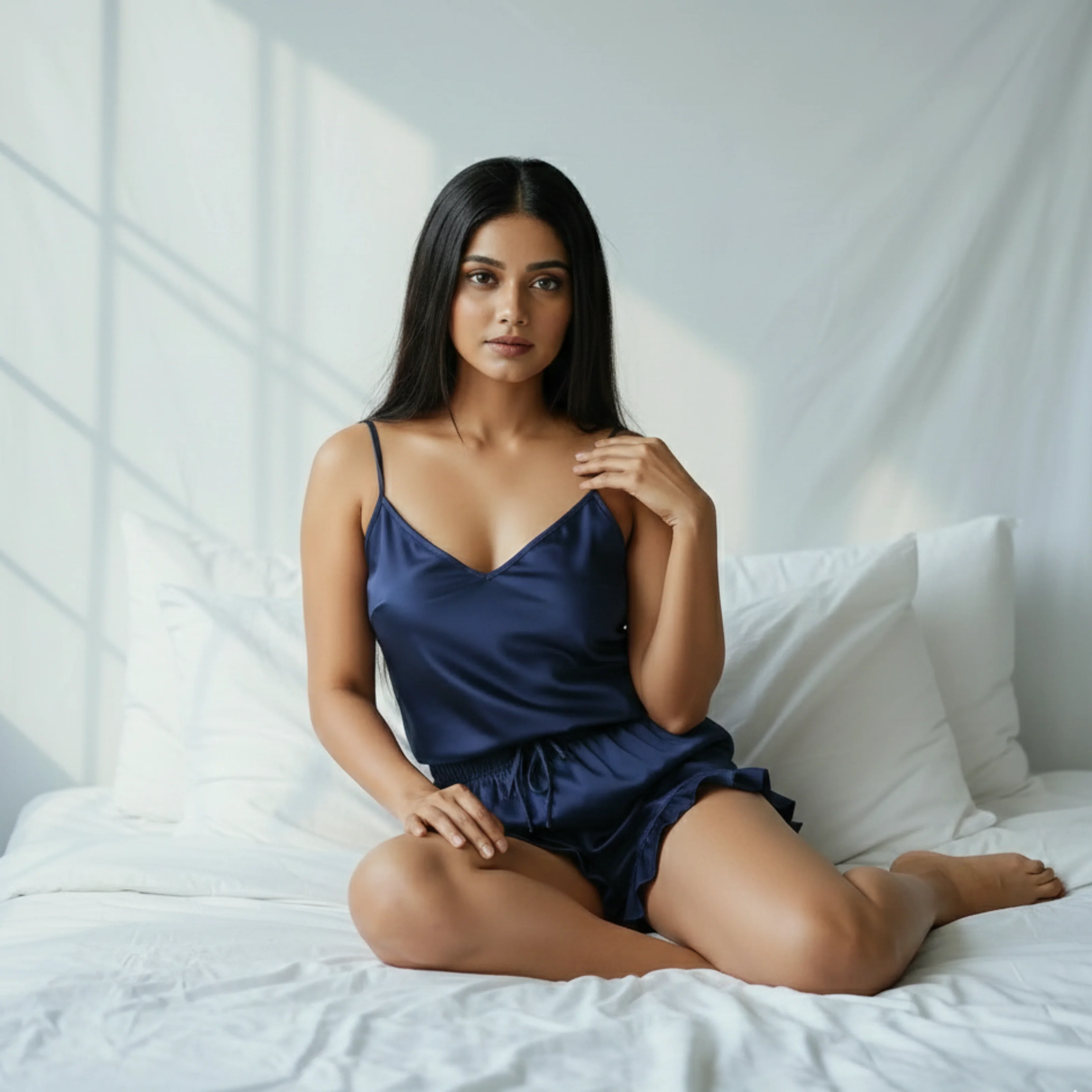 Silky Slip and Shorts Set - Image 61