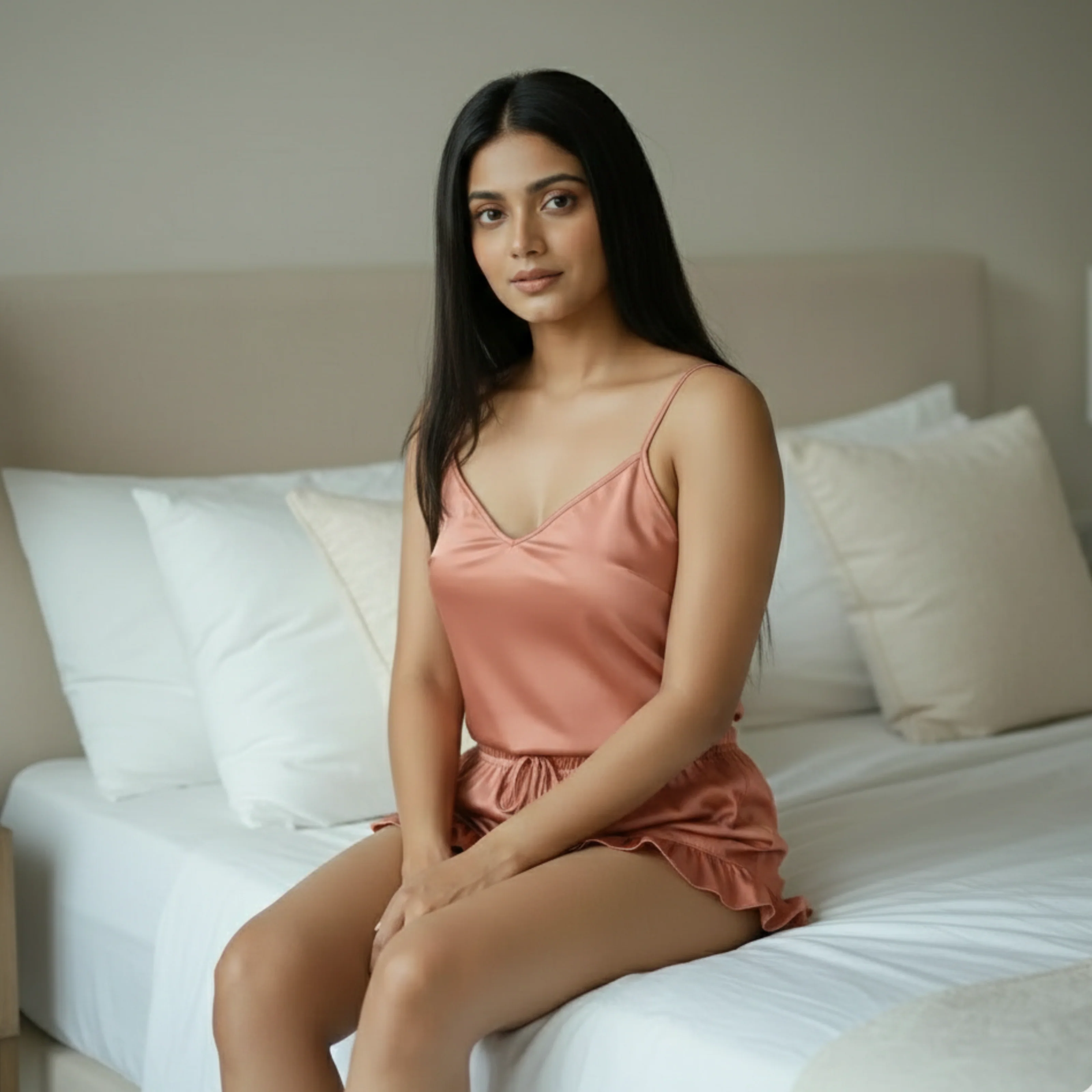 Silky Slip and Shorts Set - Image 79